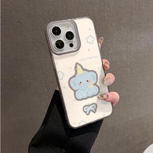 Cute Elephant Phone Case - Cream